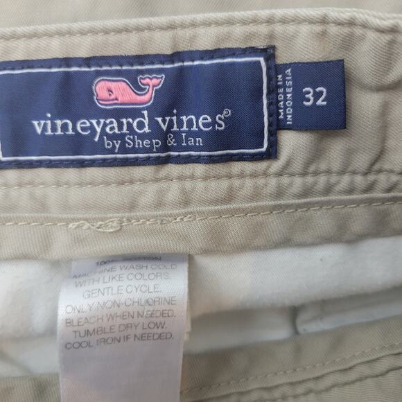 Vineyard Vines Summer Club Shorts 9" Khaki Size 32 - Picture 3 of 9